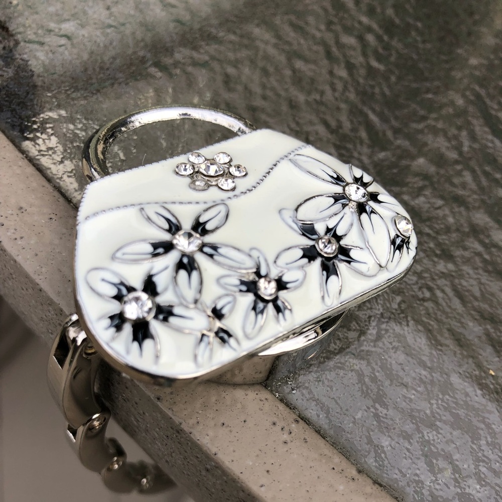 Handbag hook hanger space saver bars restaurants - Picture 4 of 9